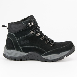 American Club Läder American Trappers svart