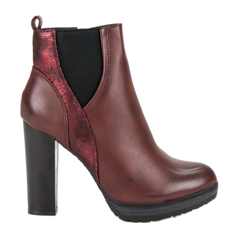 Erynn Sexiga vinröda stövlar