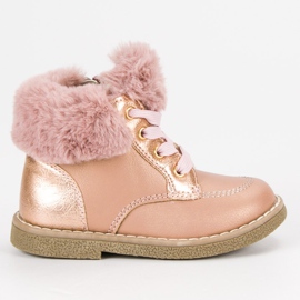 American Club Flickor American Booties rosa