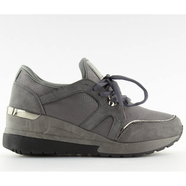 Grå kvinnors sportskor BL141P II-GAT