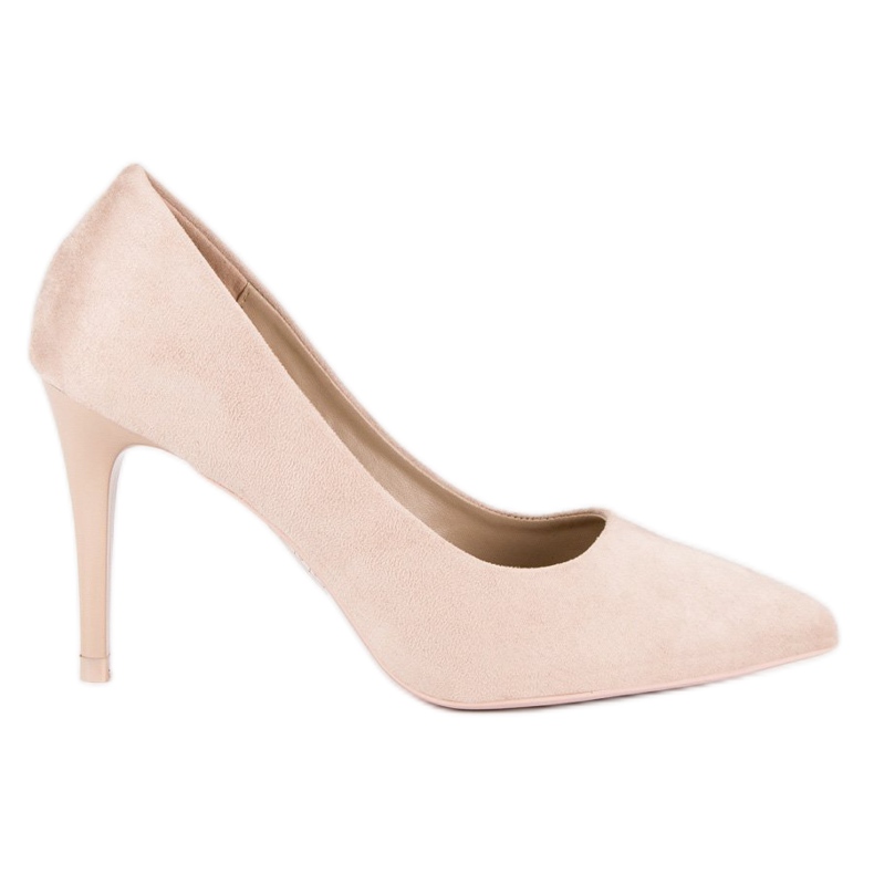 Beige mocka stiletter