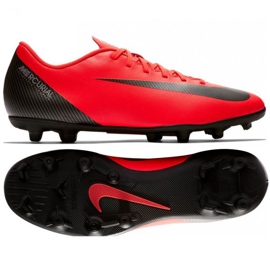 Nike Mercurial Vapor 12 fotbollsskor röd