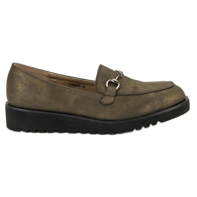 Kylie Snygga loafers grön