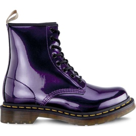 Dr. Martens Vegan 1460 Chrome Dark Purple Chrome Paint Metallic purpur
