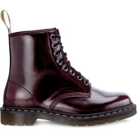 Dr. Martens Vegan 1460 Cherry Red Cambridge Brush röd