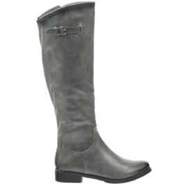 M.Daszyński Stövlar Officers Daszyński SA131 grå