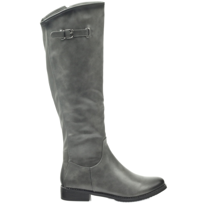 M.Daszyński Stövlar Officers Daszyński SA131 grå