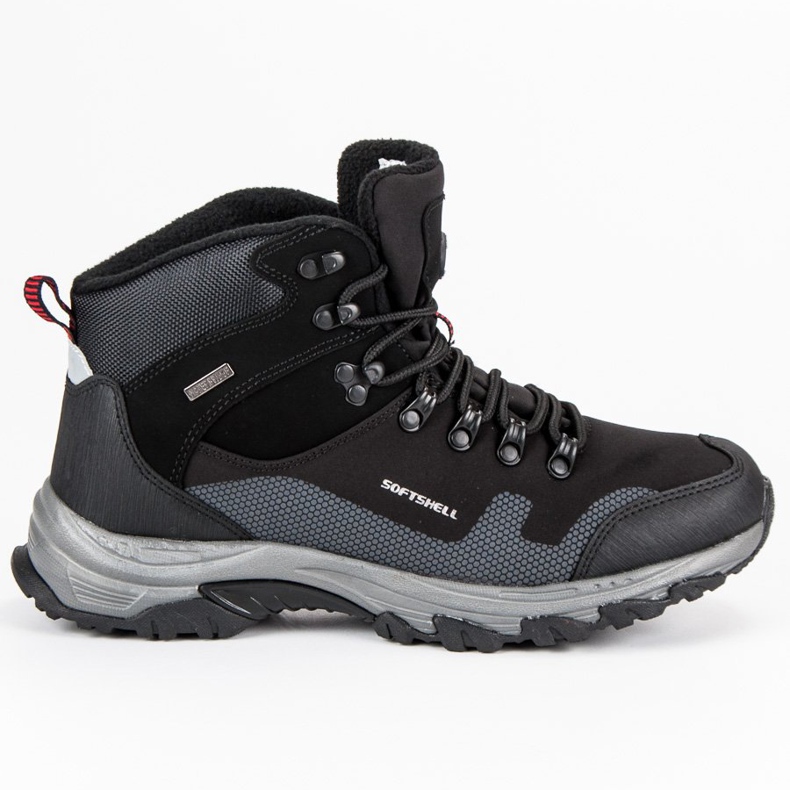 American Club Amerikanska softshell trappers svart