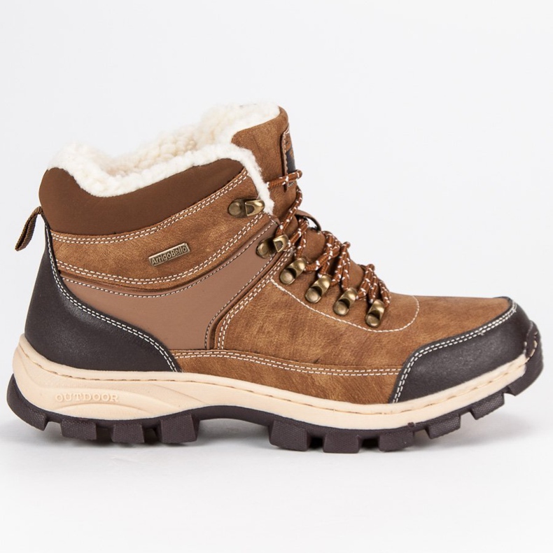 Arrigo Bello Fårskinn med fårskinn brun