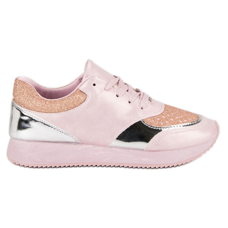 Trendiga sneakers rosa