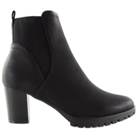 Svarta höga klackar 6697 Svart