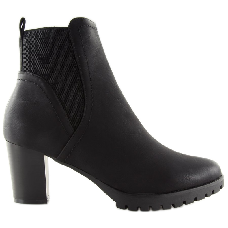 Svarta höga klackar 6697 Svart