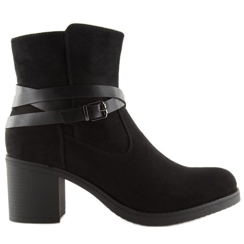 Svart 1138 Svarta höga klackar