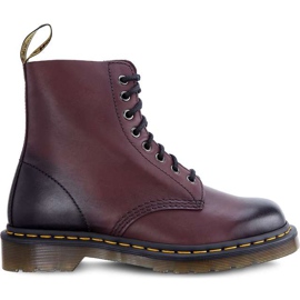 Dr. Martens 1460 Pascal Antique Temperley Cherry Red mångfärgad röd