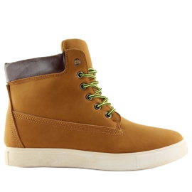 Bruna träsneakers BL210 Camel