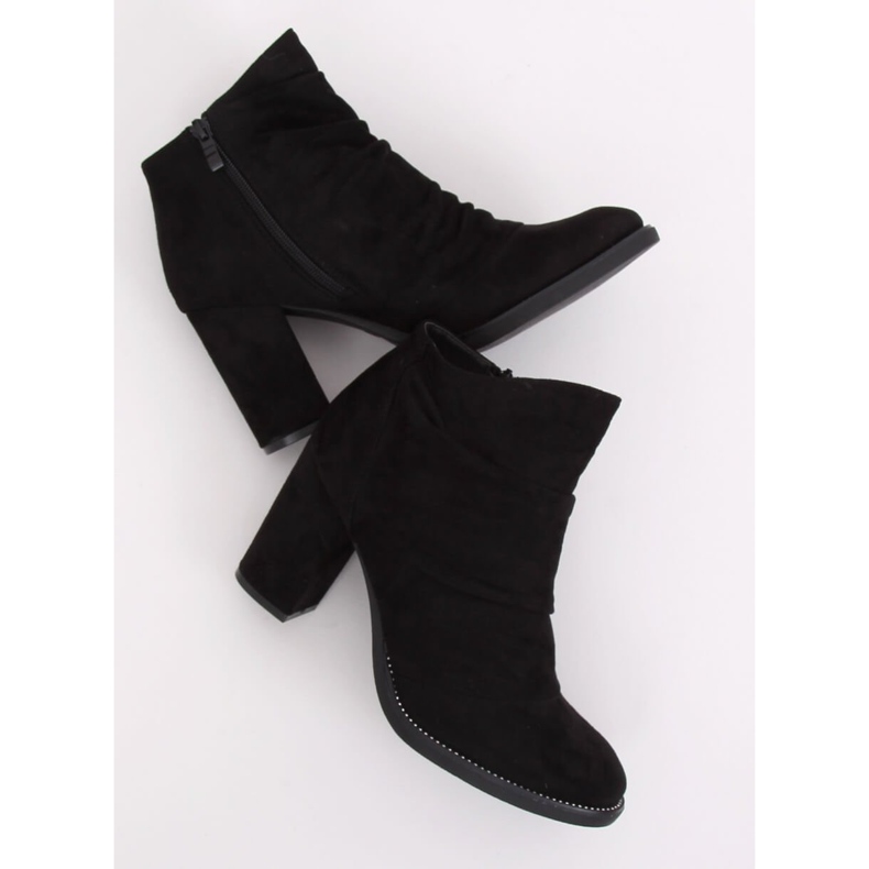 Svart FA177 Svarta höga klackar