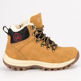 Skodon med MCKEYLOR fårskinn gul