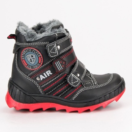 American Club Winter Footwear American Velcro svart
