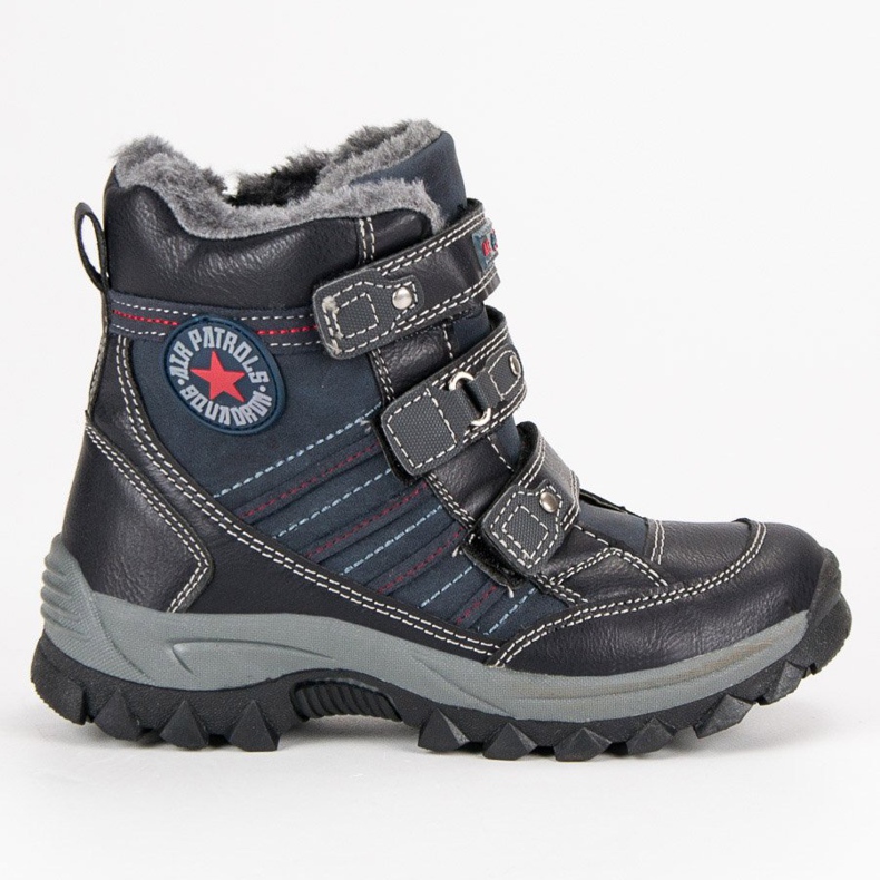 American Club Winter Footwear American Velcro blå