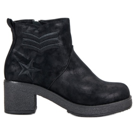 Kylie Militära damskor svart