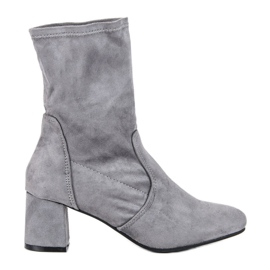 Kylie Slip-on mocka stövlar grå