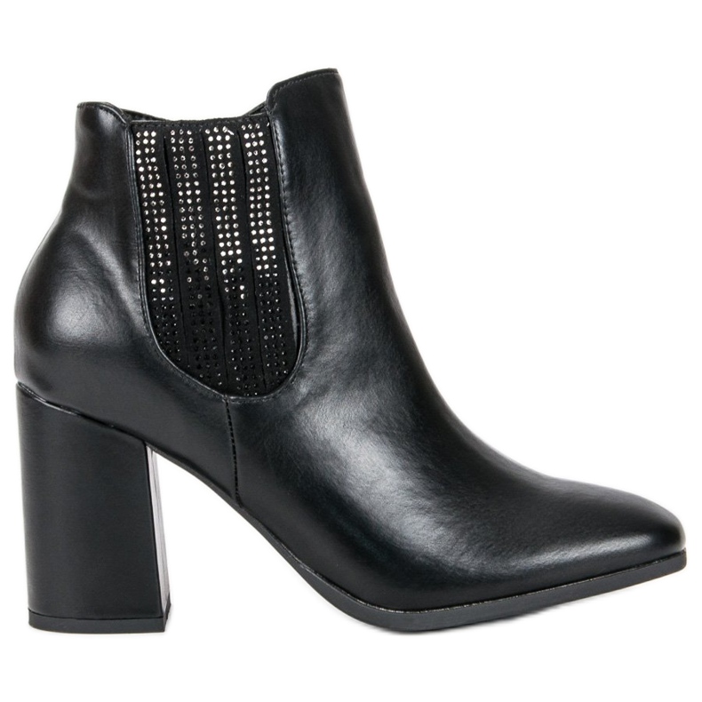 Kylie Eleganta stövlar på en stolpe svart