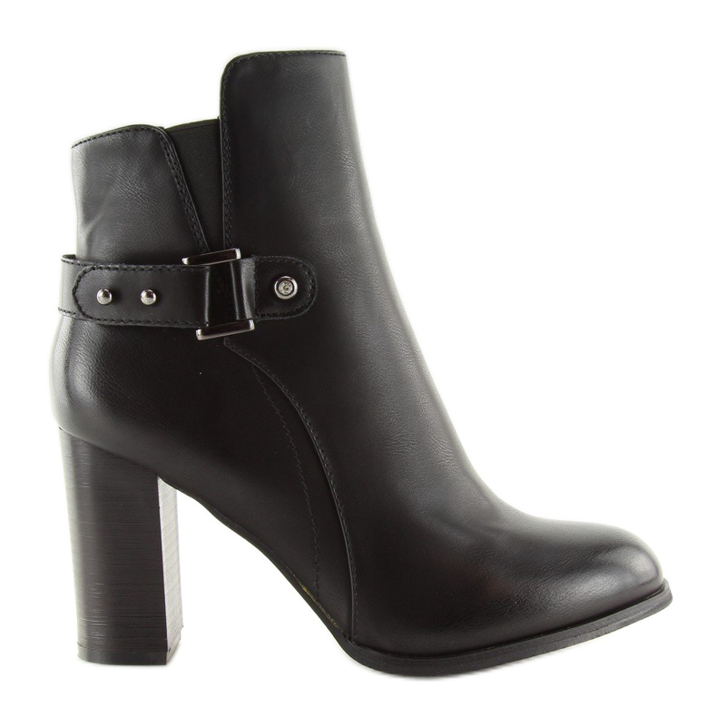 Svarta höga klackar 3974 Svart