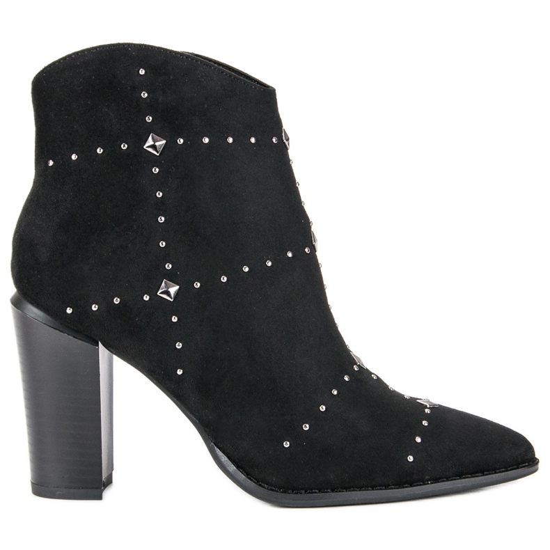 Kylie Svarta stövlar i mocka