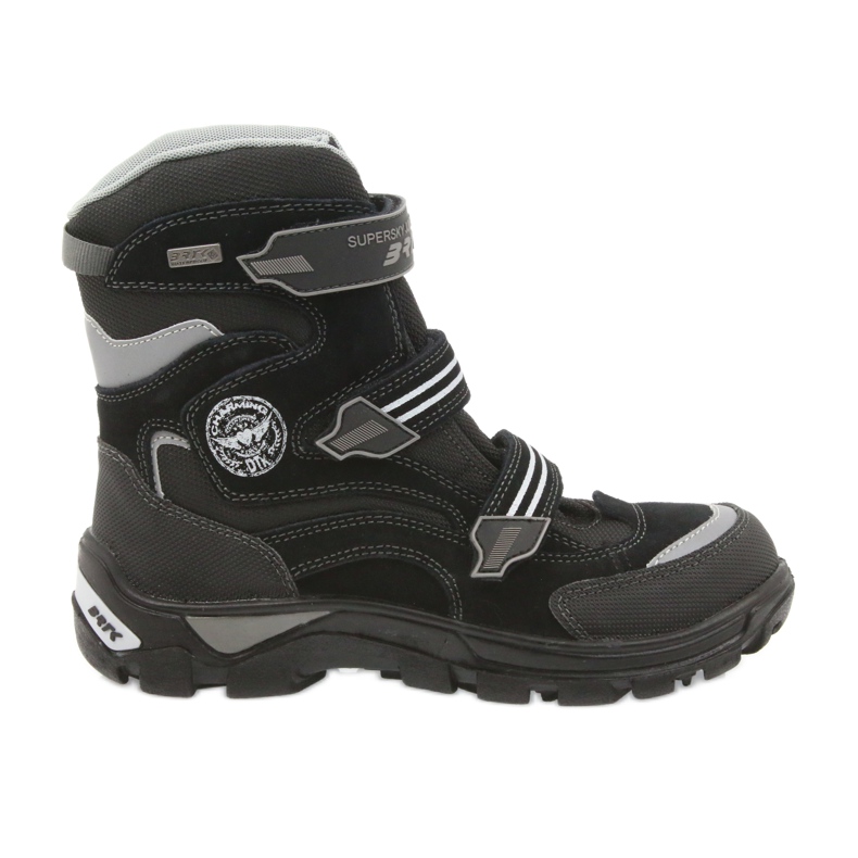 Stövlar membran Bartek 47672 svart grå