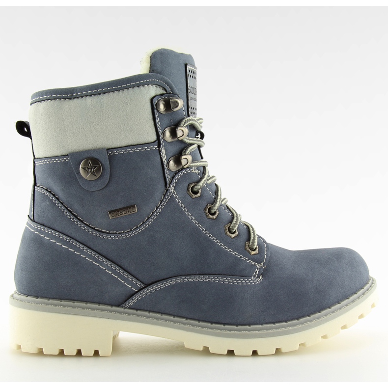 Isolerade blå timmer stockar GD-TL01 blå