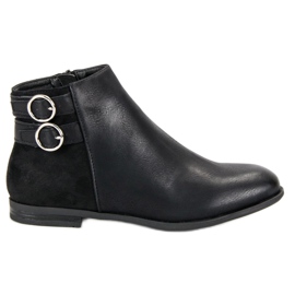 Super Mode Svarta låga stövlar