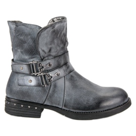 Forever Folie Blue Workers -stövlar blå