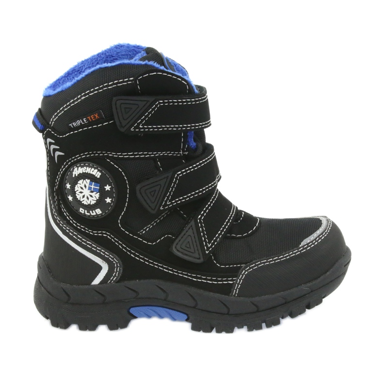 American Club Stövlar med membran American 0926 svart blå