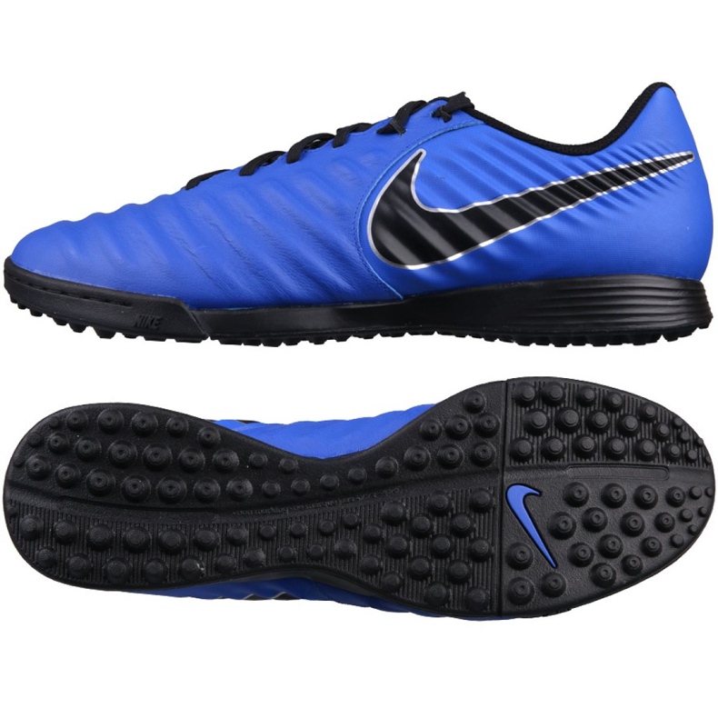 Nike Tiempo LegendX 7 Academy Tf M AH7243-400 fotbollsskor mångfärgad blå