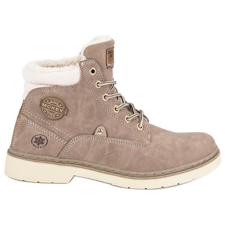 McKey Fångare med fårskinn brun