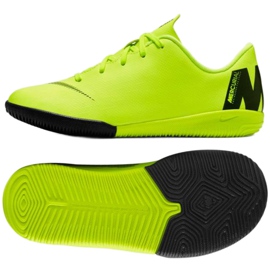 Inomhusskor Nike Mercurial VaporX 12 Academy Ps Ic Jr AH7352-701 gul gul