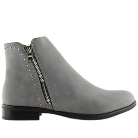 Grå Jodhpur stövlar för kvinnor 0-257 Grå