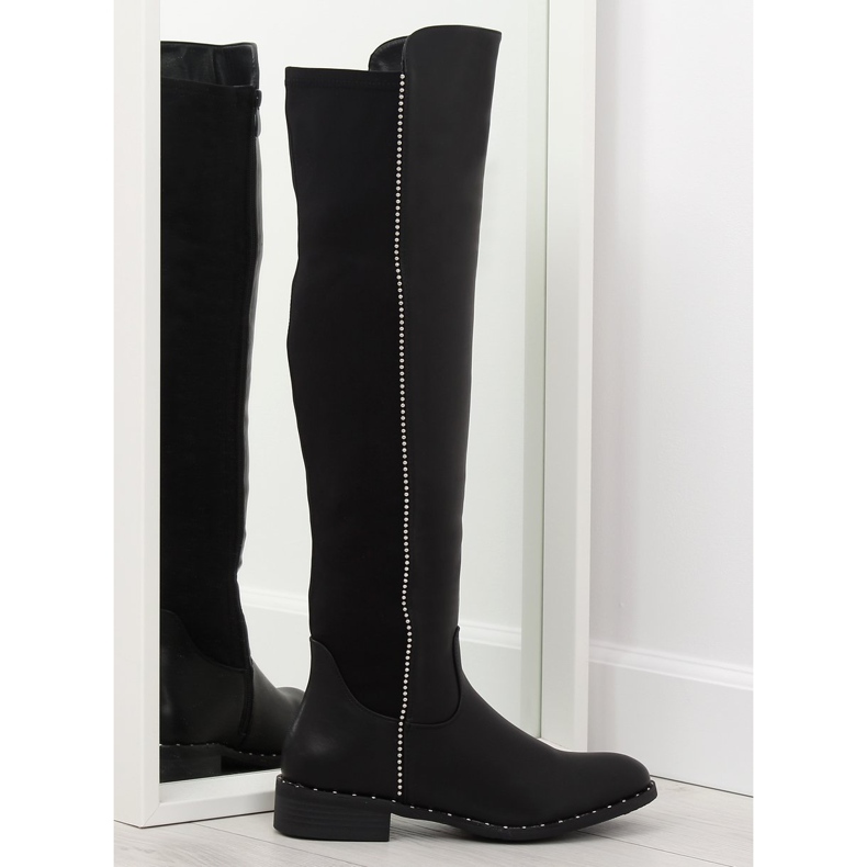 Officers med en elastisk övre svart 7533-PG Black