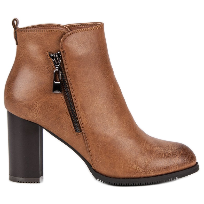 Super Mode Kamelhöga klackar brun