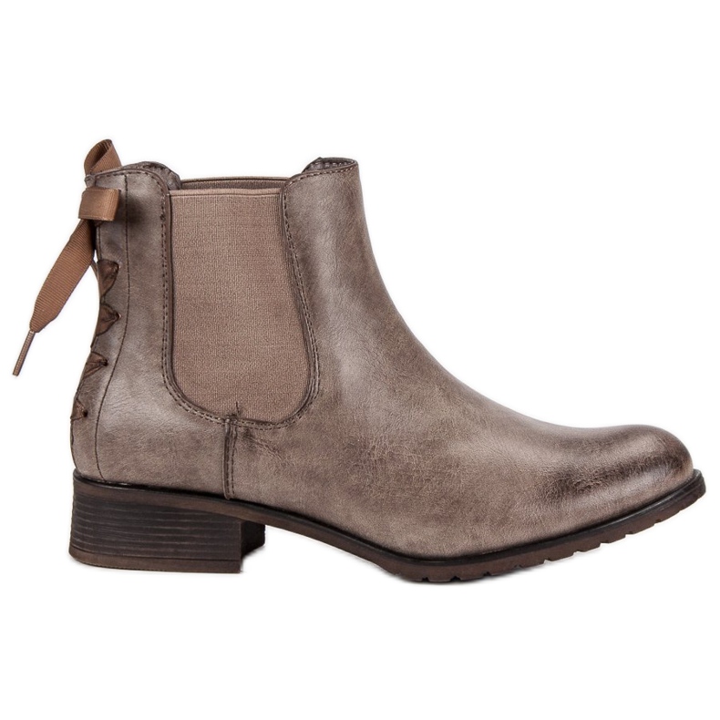 Kayla Chelsea stövlar brun mångfärgad