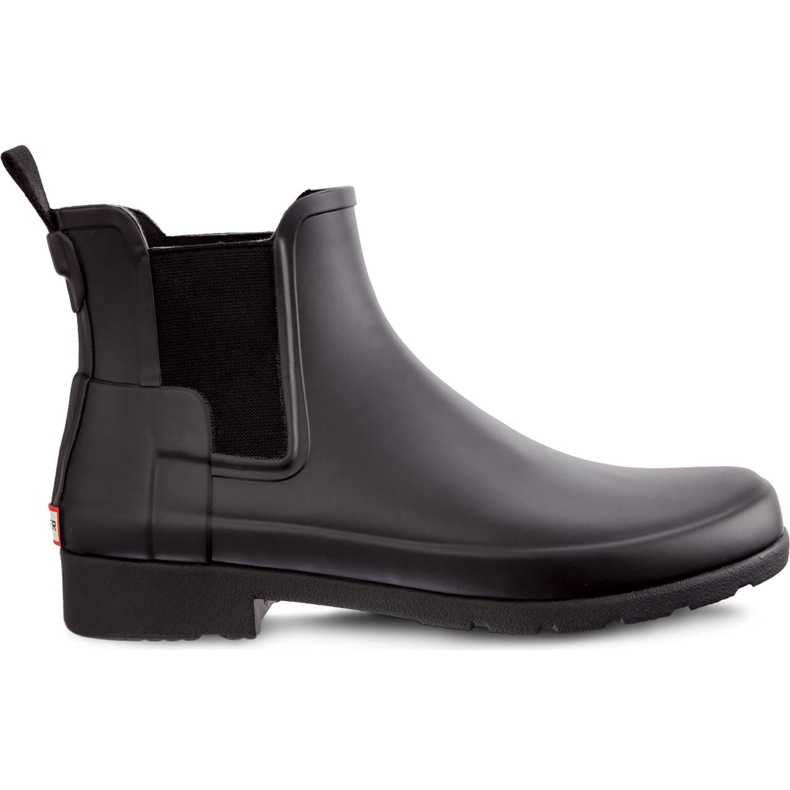 Hunter Kvinnors Original Refined Chelsea Black svart