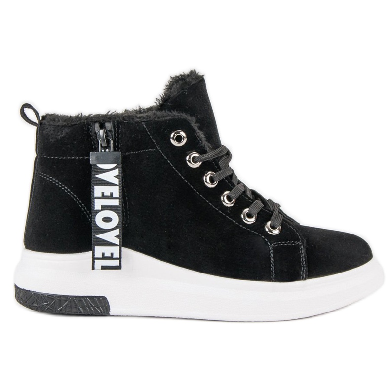 Varma svarta sneakers
