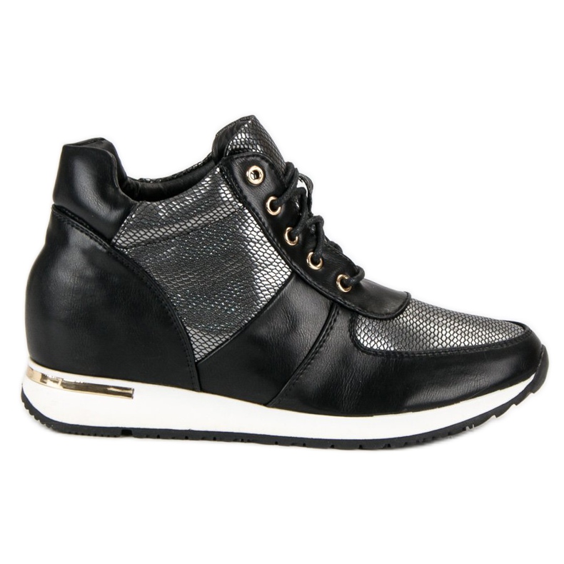 J. Star Sports wedge sneakers svart