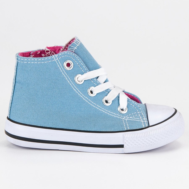Högblå sneakers