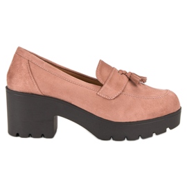 Ch. Creation Snygga mockasinskor rosa