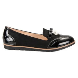 SDS Trendiga loafers svart
