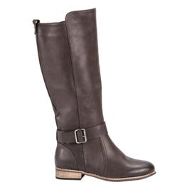 Klassiska ridskor brun