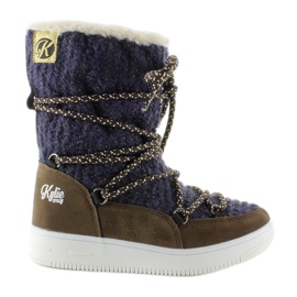 Barn eskimoski k1646102 Marino snöskor marinblå