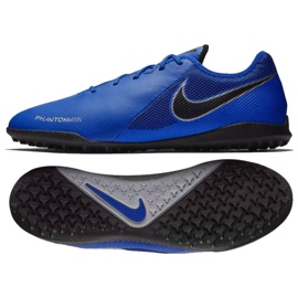Nike Phantom Vsn Academy Tf M AO3223-400 fotbollsskor blå blå