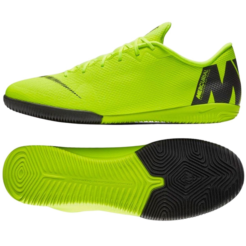 Inomhusskor Nike Mercurial Vapor 12 Academy Ic M AH7383-701 mångfärgad grön
